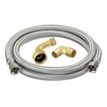 American Imaginations 60 in. Chrome Stainless Steel Dishwasher Supply Hose AI-37883